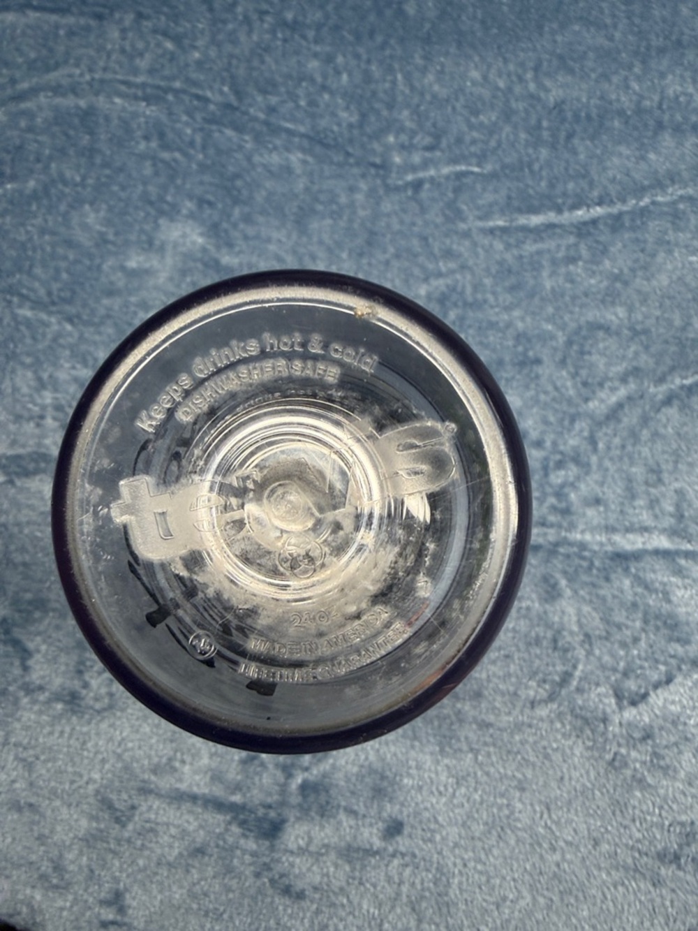 Dog Person Travel Tumbler - Clear with Black Lid - Picture 3 of 4